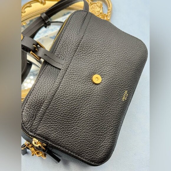 🆕 OROTON 🧿 NWOT Dylan Camera Crossbody Bag, Black Calfskin Leather - Picture 11 of 16